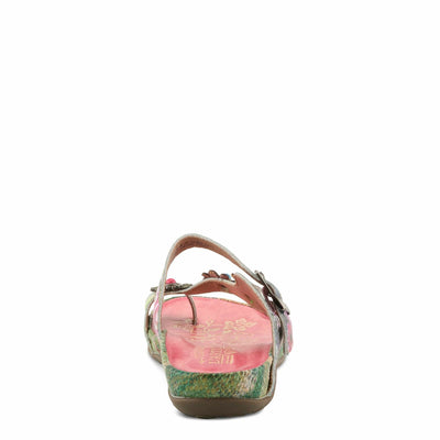 L'Artiste by Spring Step Women's Kindness Sandal, Pink Multi, 9