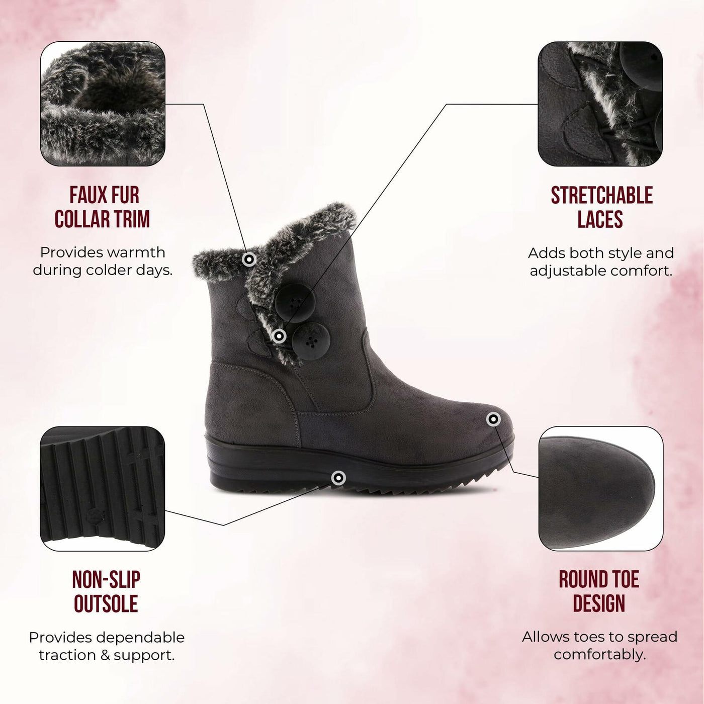 Spring Step Womens Istra Black 40 (US Women's 9)