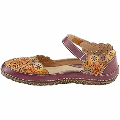 Spring Step L'Artiste Women's Kysandra-Fleur Mary-Jane Shoe Purple Multi EU 37 / US 6.5-7