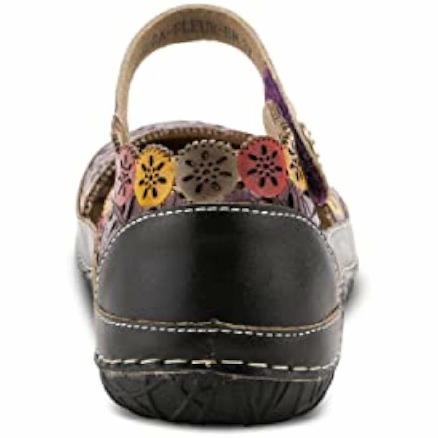 Spring Step L'Artiste Women's Kysandra-Fleur Mary-Jane Shoe Black Multi EU 40 / US 9