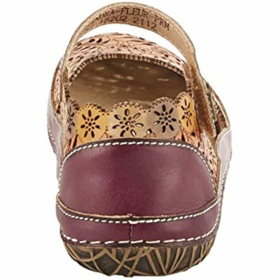 Spring Step L'Artiste Women's Kysandra-Fleur Mary-Jane Shoe Purple Multi EU 37 / US 6.5-7