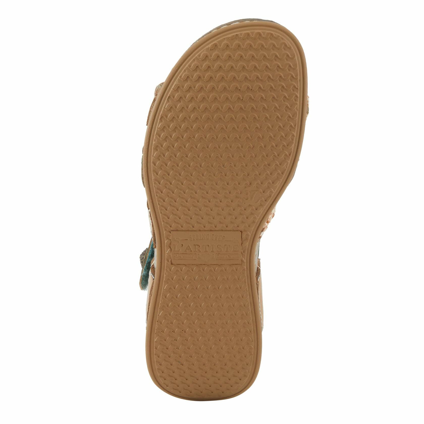 L'Artiste by Spring Step Women's Delila Sandal, Beige Multi, 9.5-10