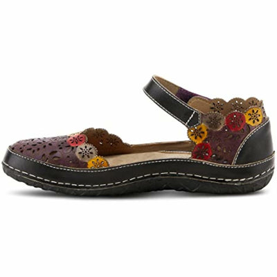 Spring Step L'Artiste Women's Kysandra-Fleur Mary-Jane Shoe Black Multi EU 40 / US 9