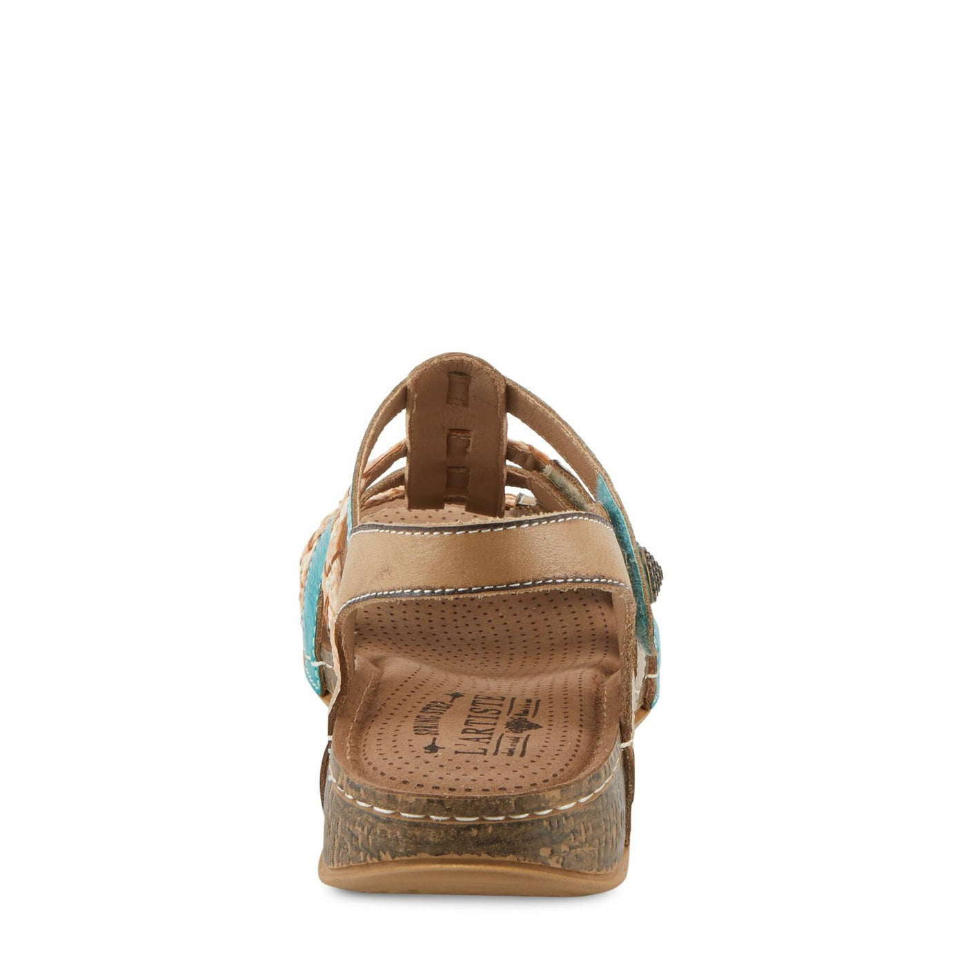 L'Artiste by Spring Step Women's Delila Sandal, Beige Multi, 9.5-10