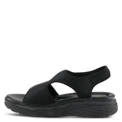 Flexus Women's Marshmello Slingback Sandal Black EU 41 / US 9.5-10