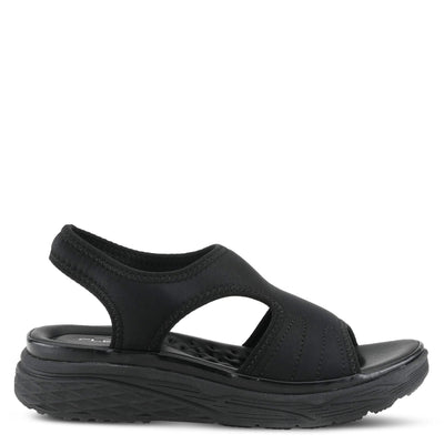 Flexus Women's Marshmello Slingback Sandal Black EU 41 / US 9.5-10