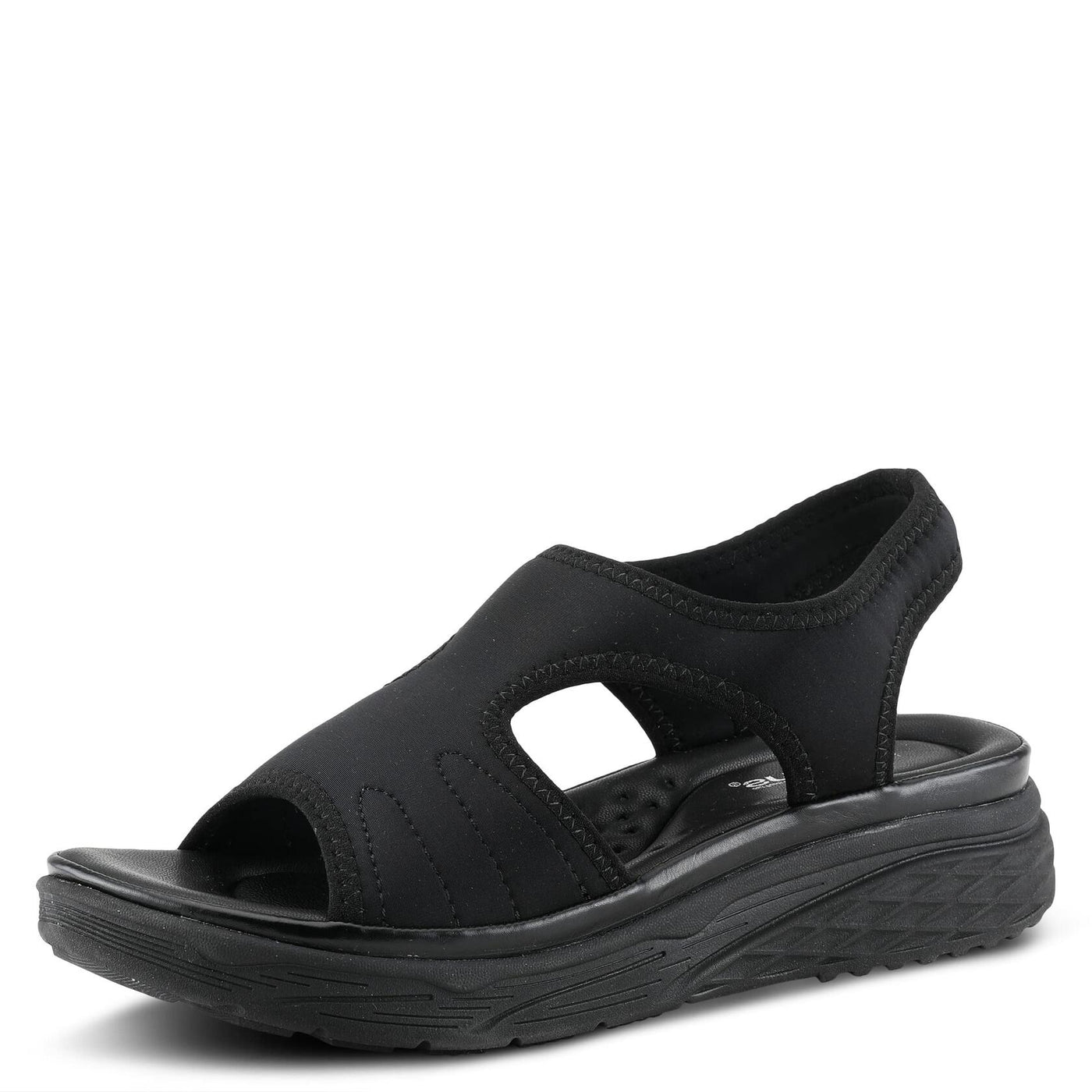 Flexus Women's Marshmello Slingback Sandal Black EU 41 / US 9.5-10