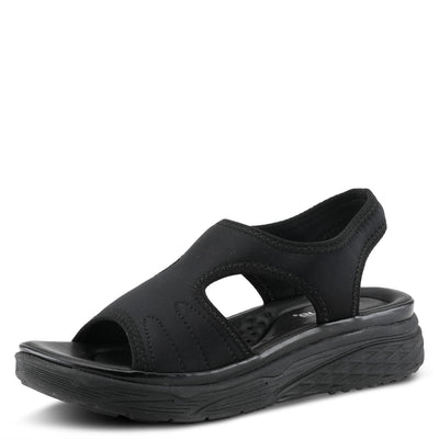 Flexus Women's Marshmello Slingback Sandal Black EU 41 / US 9.5-10