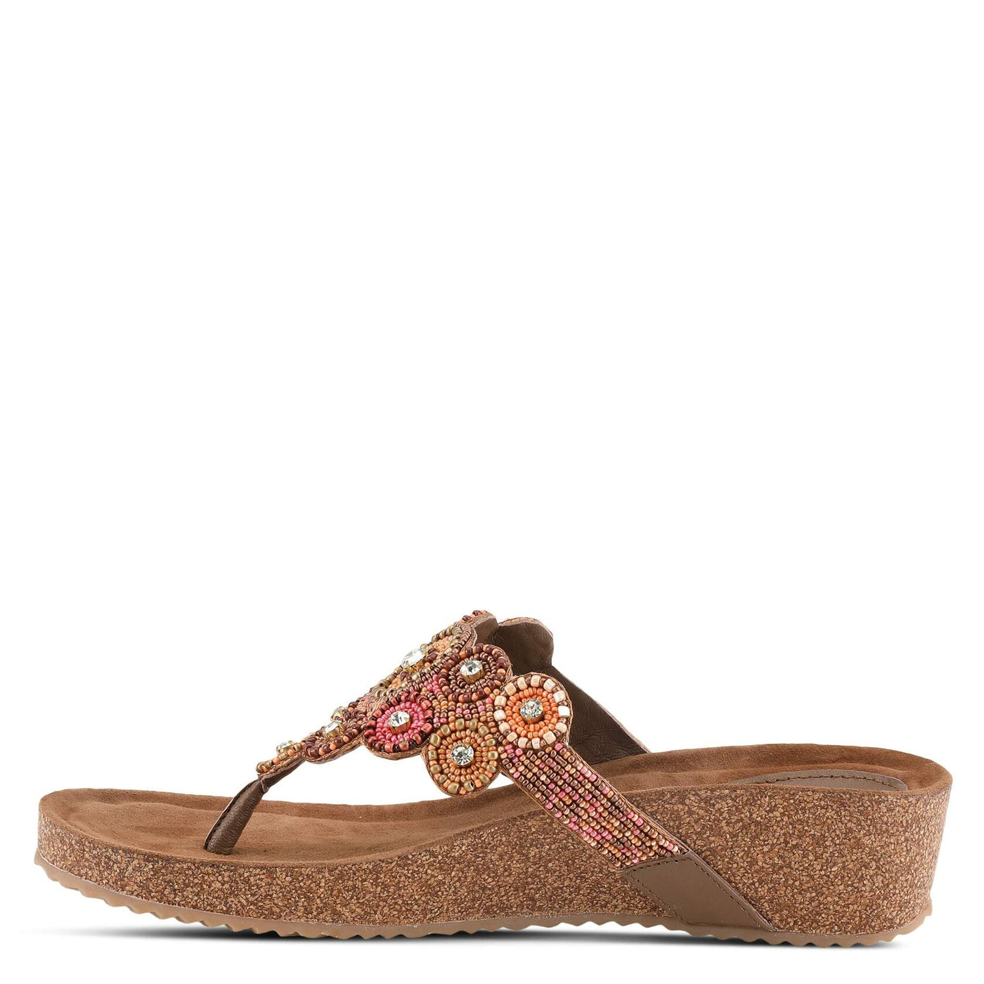 Azura Women's Chiara Slide Sandal, Tan Multi, 10.5-11