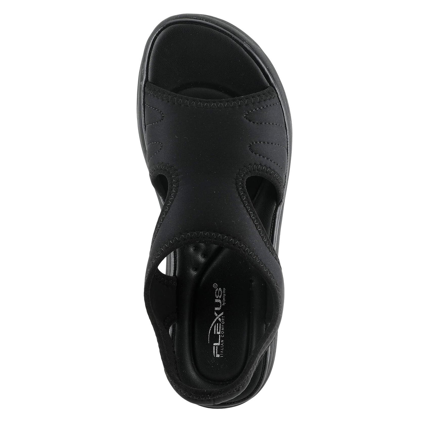Flexus Women's Marshmello Slingback Sandal Black EU 41 / US 9.5-10