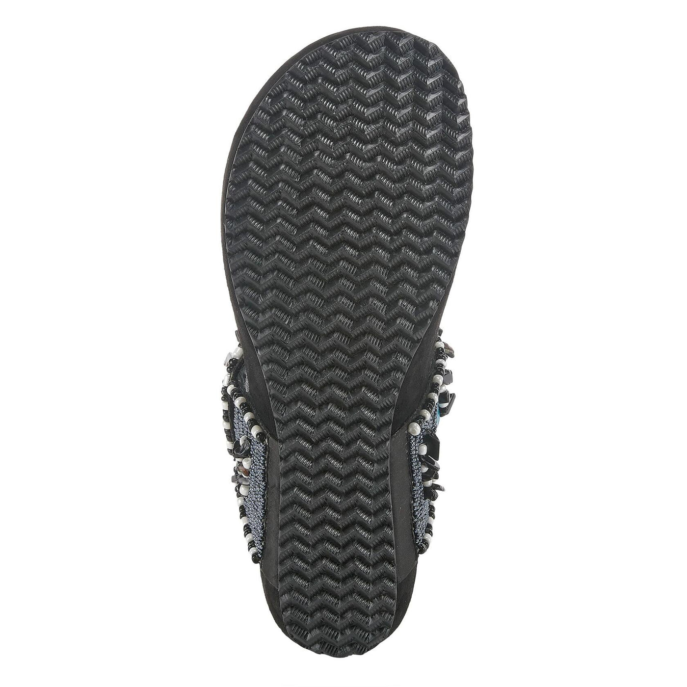 Azura Women's Platypus Slide Sandal, Black Multi, 6.5-7