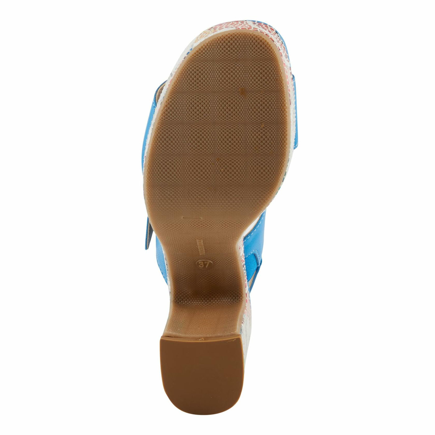 Spring Step Women's Azucar Sandal, Royal Blue Multi, 7.5