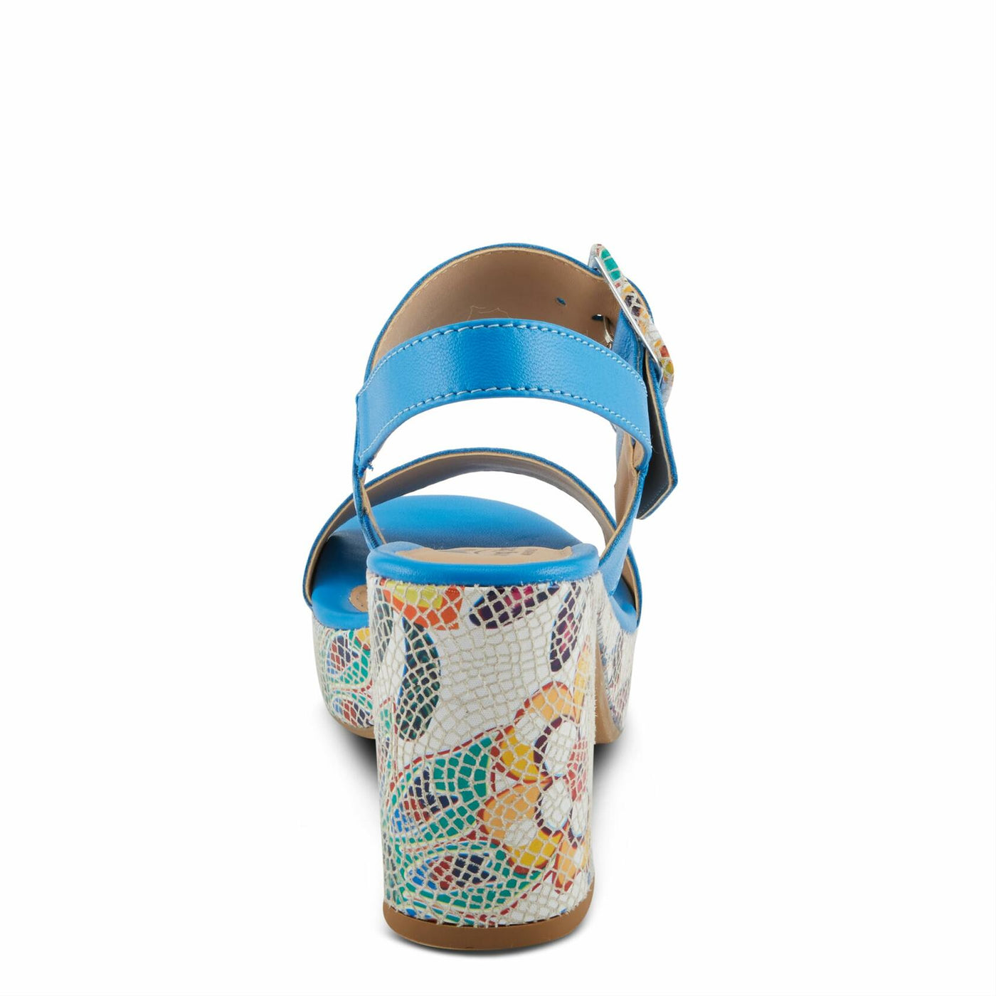 Spring Step Women's Azucar Sandal, Royal Blue Multi, 7.5