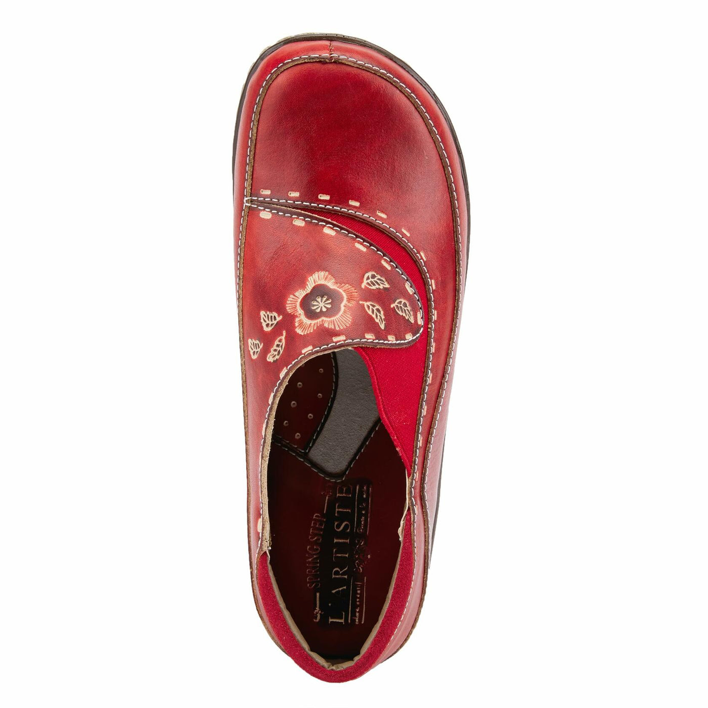 L'artiste by Spring Step Women's Burbank Mule, Red, 39 EU/8.5 M US