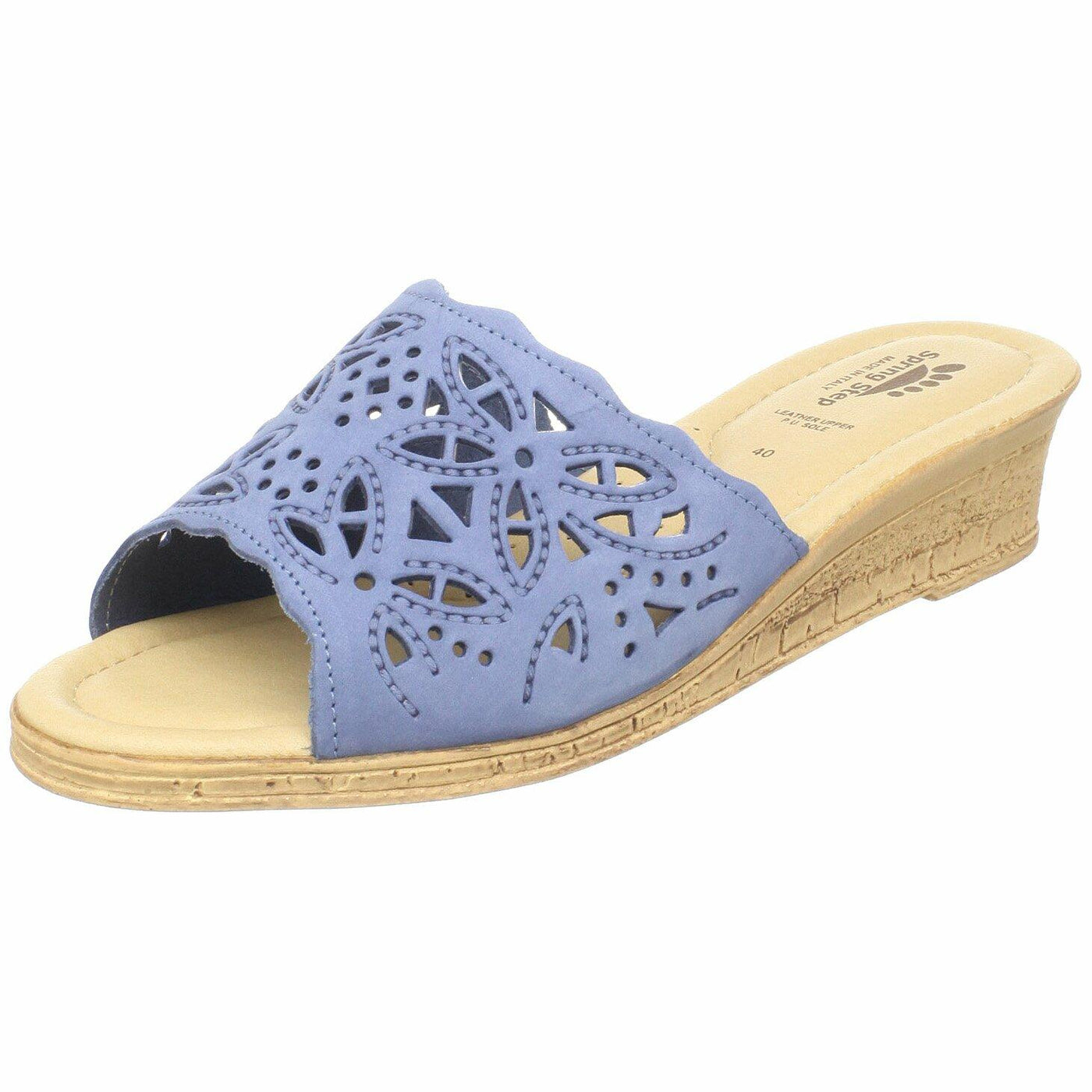 Women's Spring Step Slide Sandals BLUE 41 M EU, 9.5-10 M