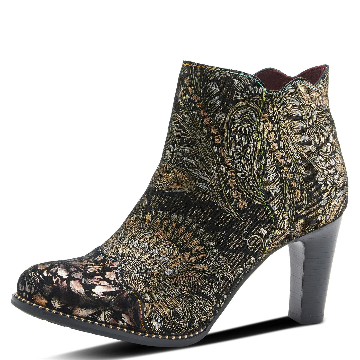 Spring Step L'Artiste Women's Smokinhot Bronze Multi Booties EU 44 / US 12.5-13