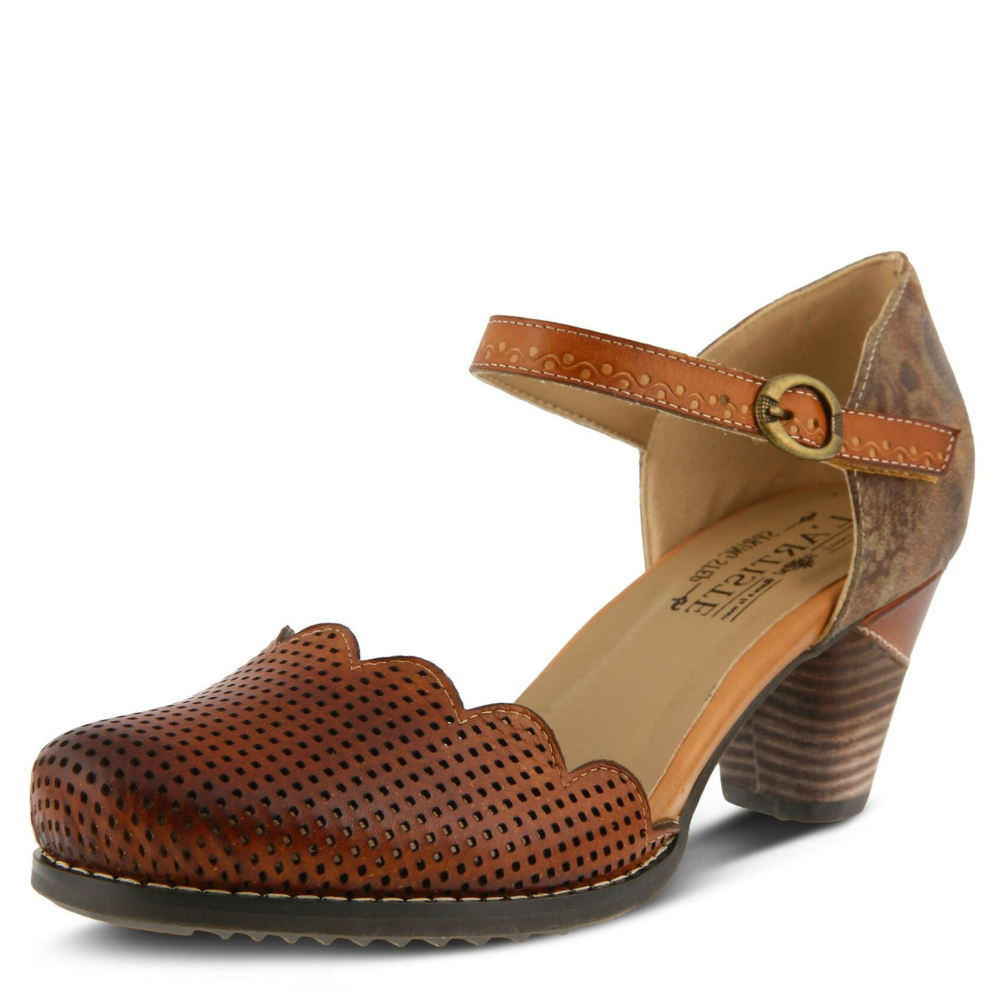 Spring Step L'Artiste Women's Parchelle Mary Jane Flat, Camel, 42 EU/10.5-11 M US