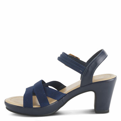 PATRIZIA Women's Neesa-Stretch Slingback Sandal Navy EU 36 / US 5.5-6