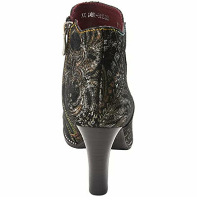 L'Artiste by Spring Step Women's Smokinhot Fashion Boot, Black Multi, 5.5-6