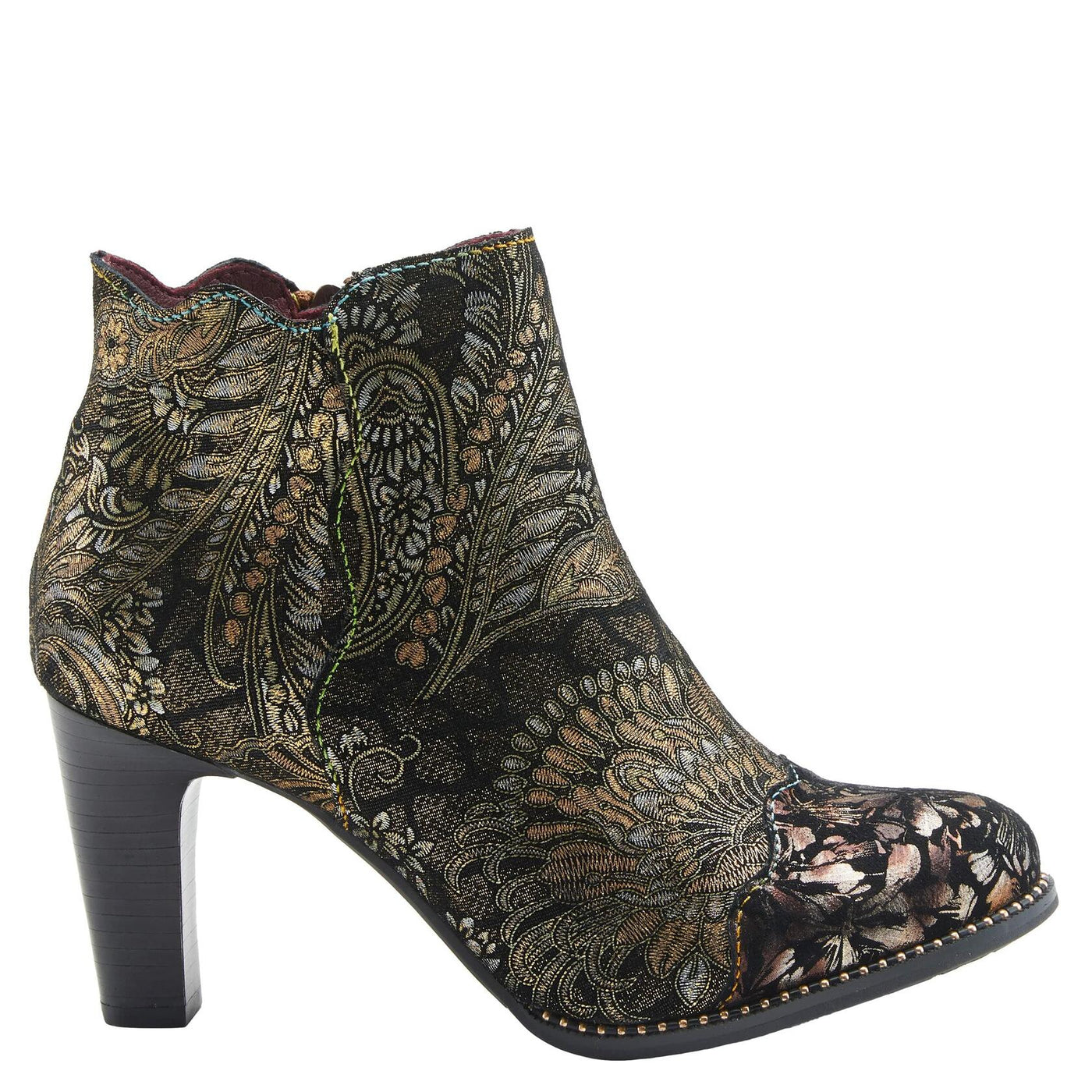Spring Step L'Artiste Women's Smokinhot Bronze Multi Booties EU 43 / US 11.5-12