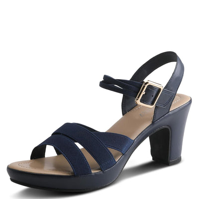 PATRIZIA Women's Neesa-Stretch Slingback Sandal Navy EU 36 / US 5.5-6
