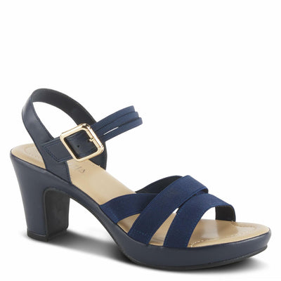 PATRIZIA Women's Neesa-Stretch Slingback Sandal Navy EU 36 / US 5.5-6