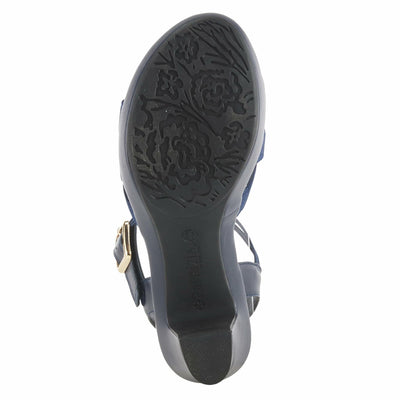 PATRIZIA Women's Neesa-Stretch Slingback Sandal Navy EU 36 / US 5.5-6