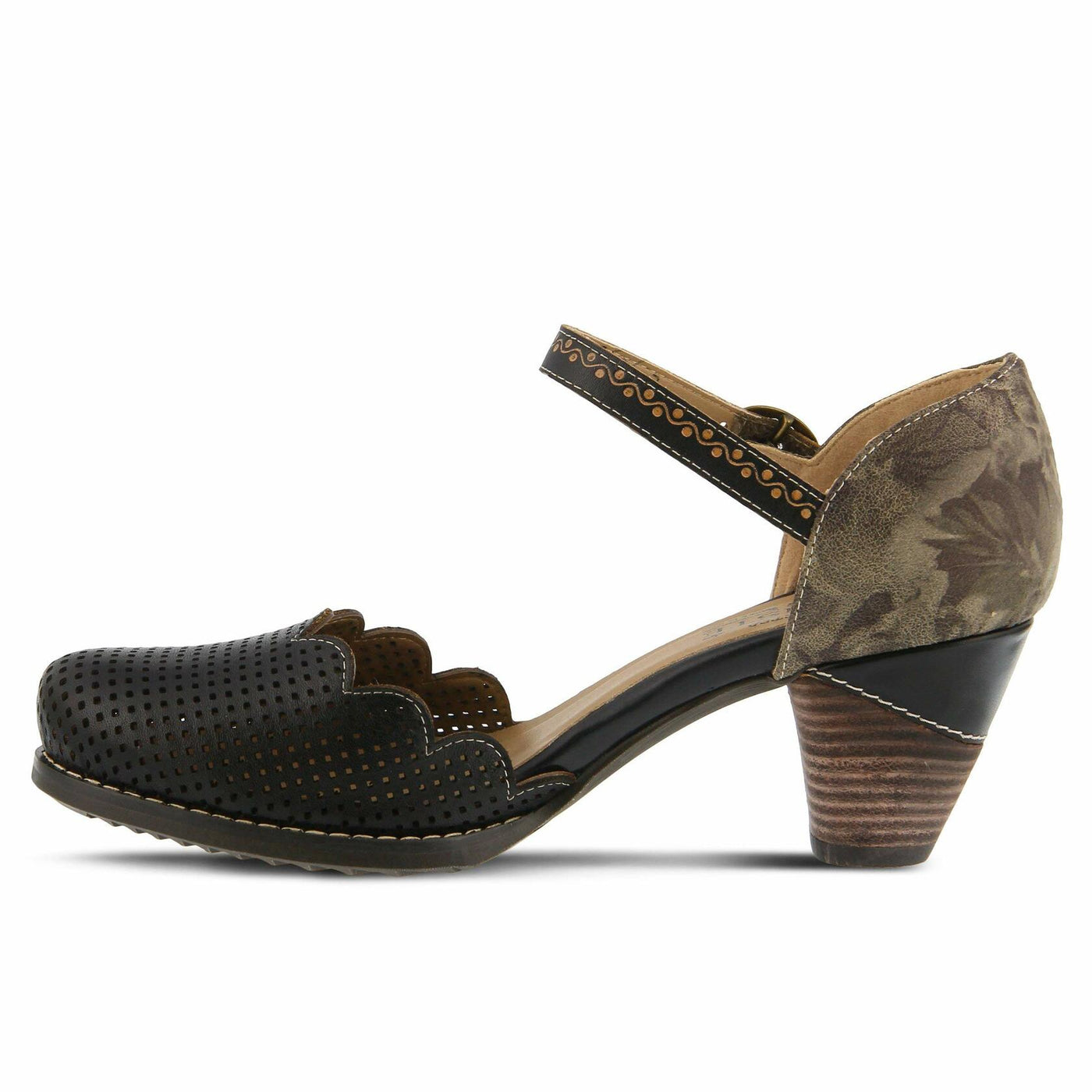 Spring Step L'Artiste Women's Parchelle Mary Jane Flat, Black, 36 EU/5.5-6 M US
