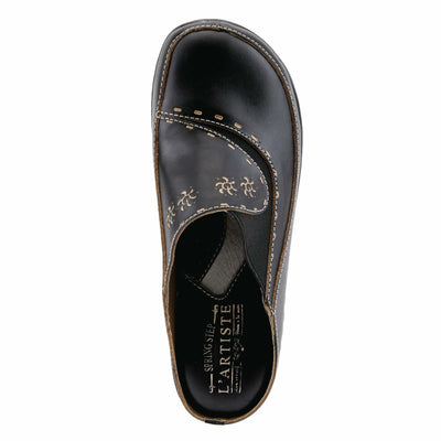 Spring Step L'Artiste Women's Chino Leather Loafer Black EU 43 / US 11.5-12