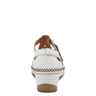 Spring Step Women's Irin T-Strap Shoe White EU 39 / US 8.5