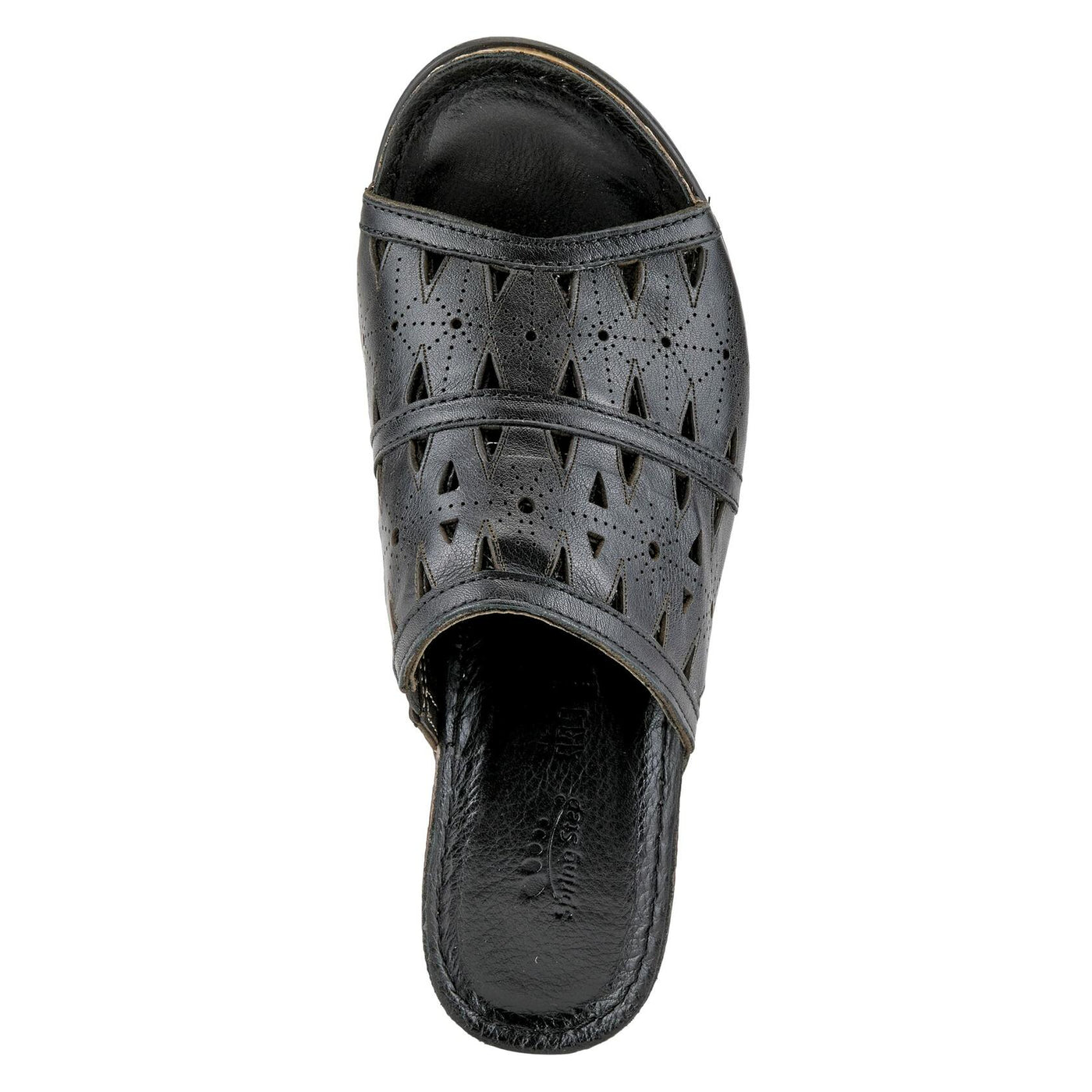 Spring Step Women's Fusawedge Wedge Sandal Black EU 41 / US 9.5-10