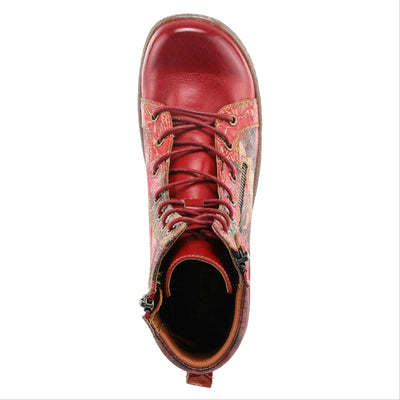 Spring Step L'Artiste Women's Jadeite Boots Red Multi EU 38 / US 7.5-8