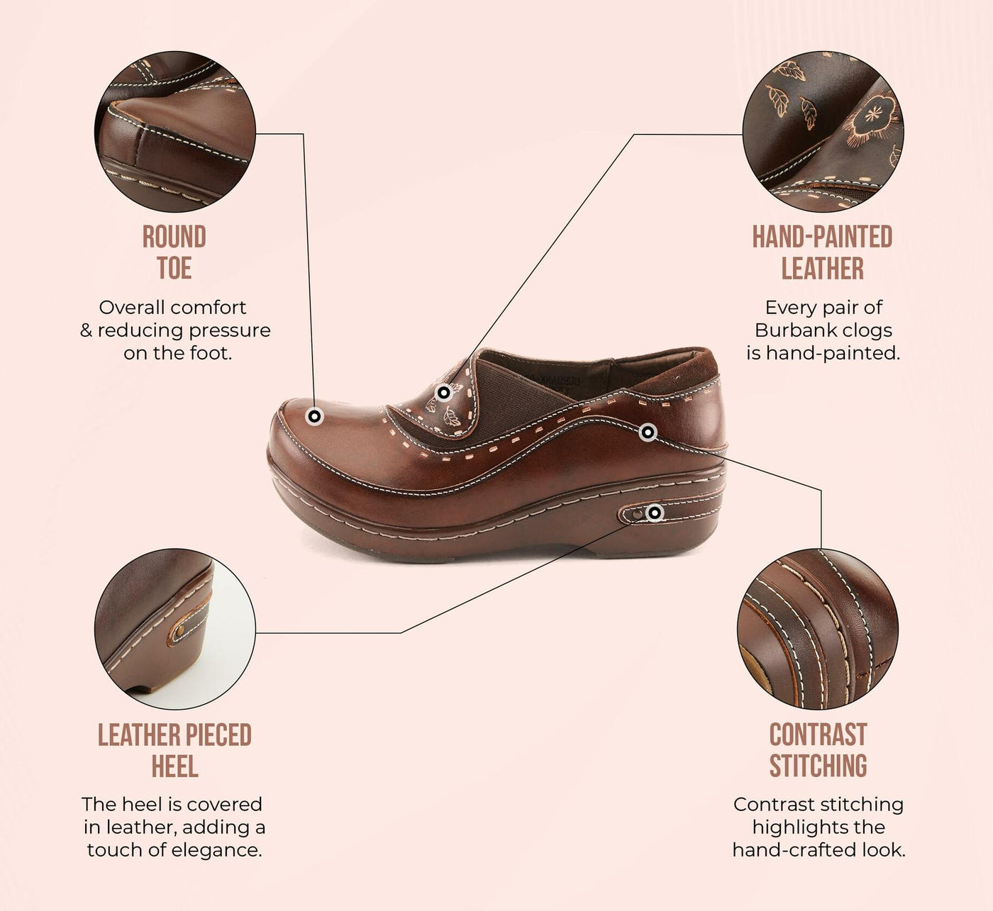 L'artiste by Spring Step Women's Burbank Mule, Gray, 39 EU/8.5 M US