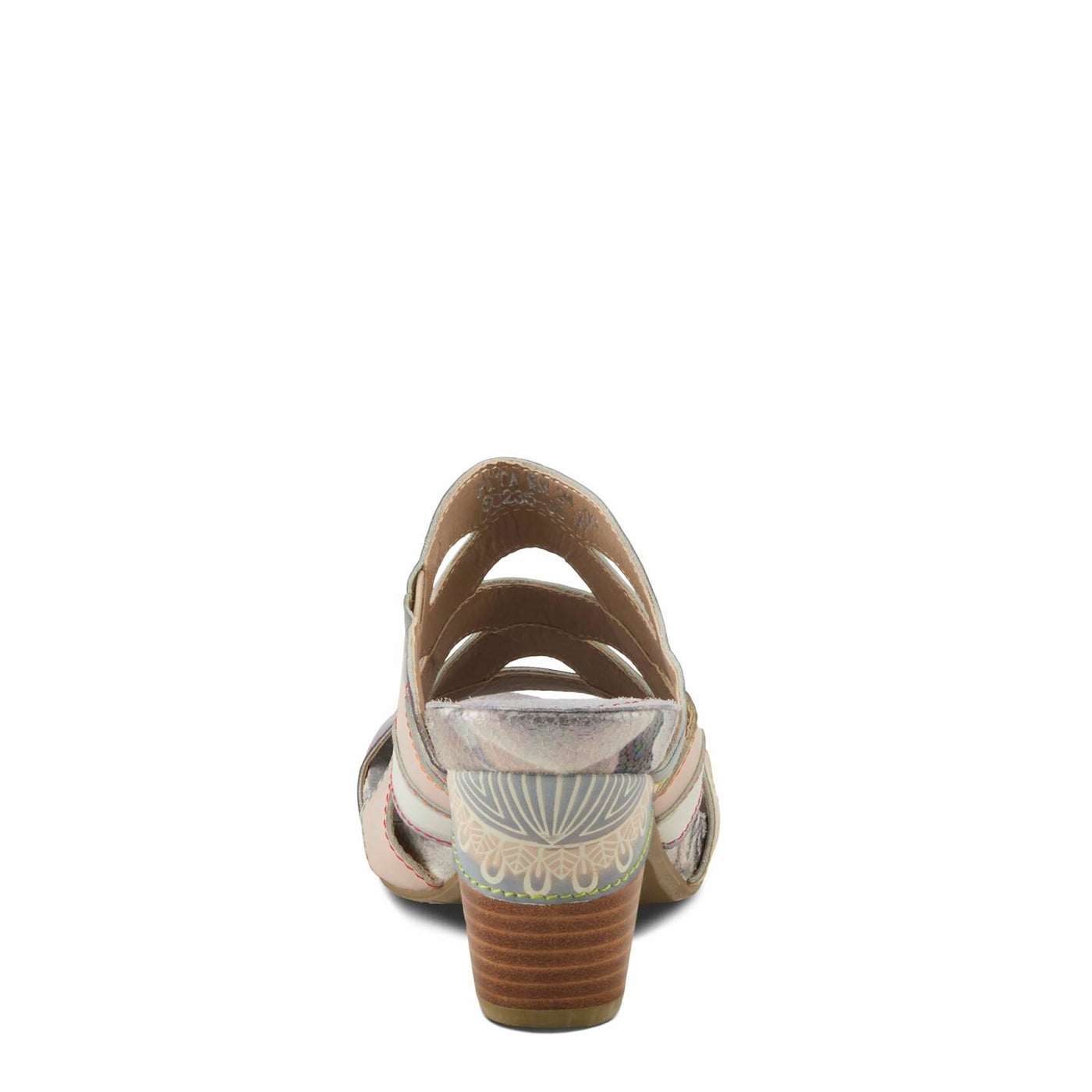 L'Artiste by Spring Step Women's Pita Sandal, Slate Multi, 9