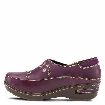 L'artiste by Spring Step Women's Burbank Mule, Purple, 37 EU/6.5-7 M US