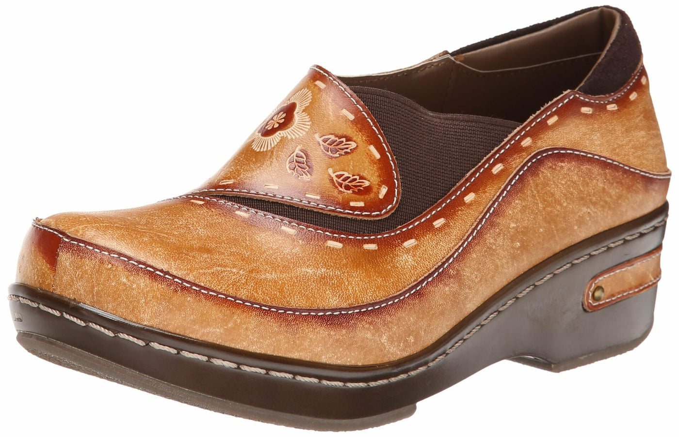 L'artiste by Spring Step Women's Burbank Mule, Natural, 41 EU/9.5-10 M US