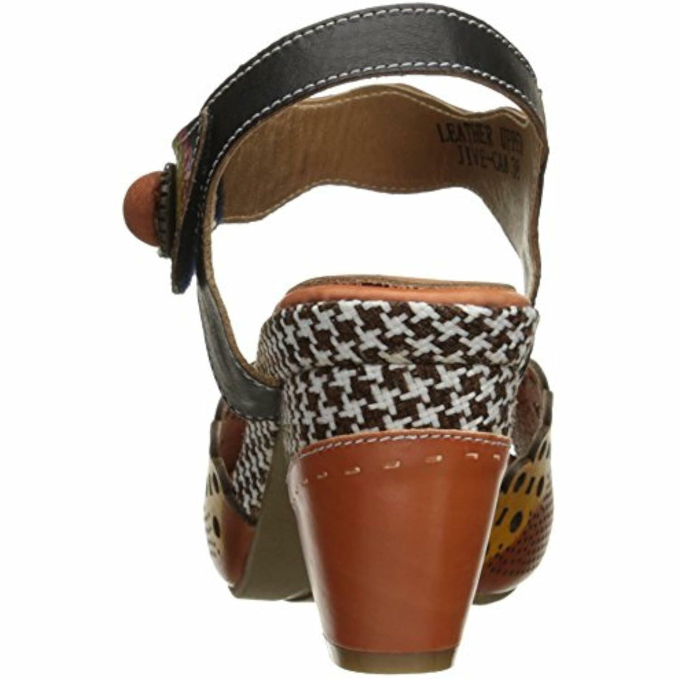 L’Artiste by Spring Step Women's Jive Flat Sandal, Camel Multi, 40 EU/9 M US