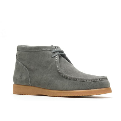 Hush Puppies Men's Bridgeport 2 Chukka Boot, Dark Grey Suede, 8
