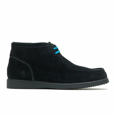 Hush Puppies Men's Bridgeport 2 Chukka Boot, Black Suede, 7