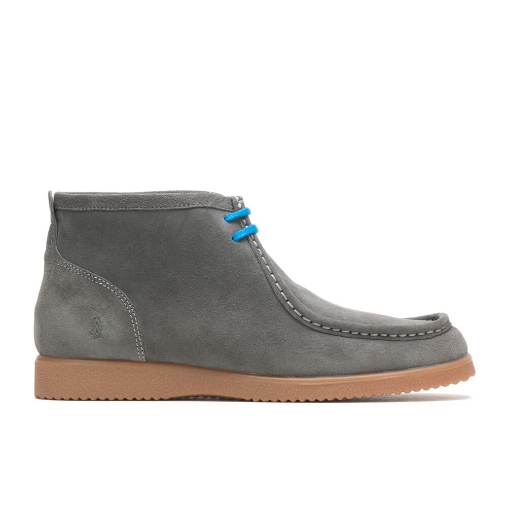 Hush Puppies Men's Bridgeport 2 Chukka Boot, Dark Grey Suede, 7