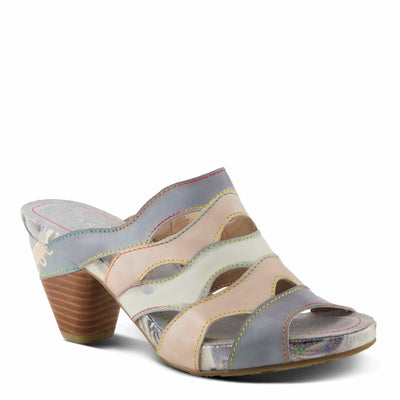L'Artiste by Spring Step Women's Pita Sandal, Slate Multi, 8.5