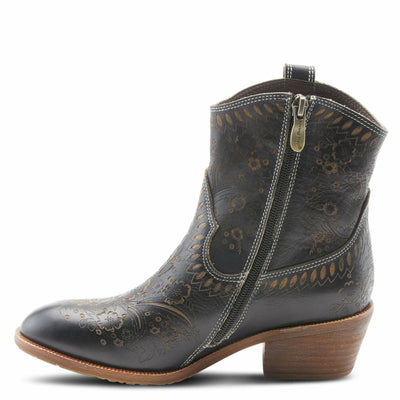 Spring Step L'Artiste Galop Boot for Womens - Ankle Boots with Inside Zipper Closure - Comfortable Western Ladies Boots for Outdoor - Black EU 41 / US 9.5-10