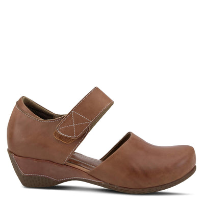 Spring Step L`Artiste Women's Gloss Mary Jane Shoe Brown EU 37 / US 6.5-7