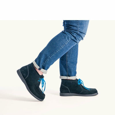 Hush Puppies Men's Bridgeport 2 Chukka Boot, Black Suede, 8