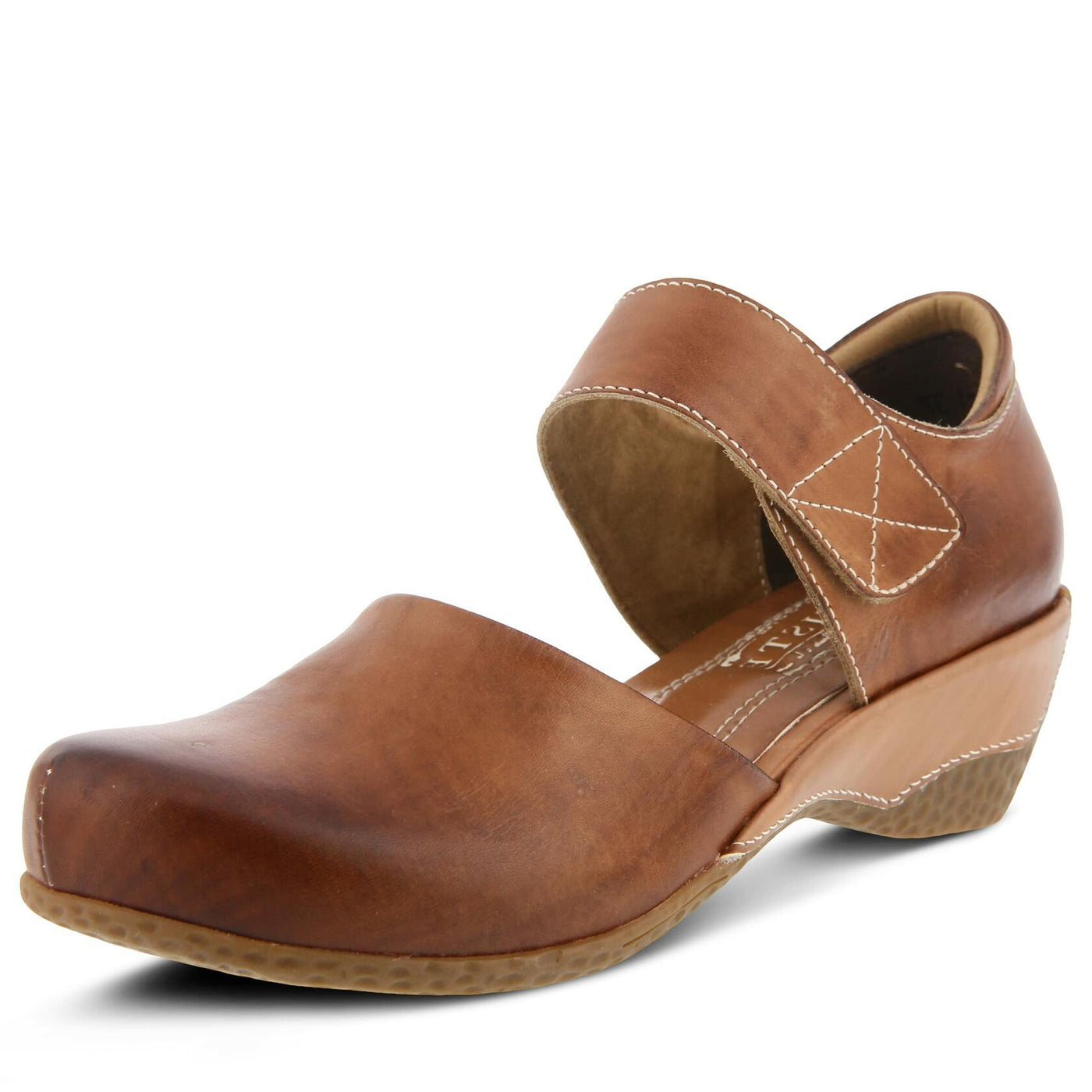 Spring Step L`Artiste Women's Gloss Mary Jane Shoe Brown EU 37 / US 6.5-7