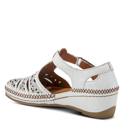 Spring Step Women's Irin T-Strap Shoe White EU 37 / US 6.5-7