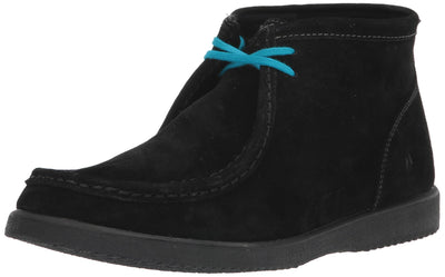 Hush Puppies mens Bridgeport 2 Chukka Boot, Black Suede, 9.5 US