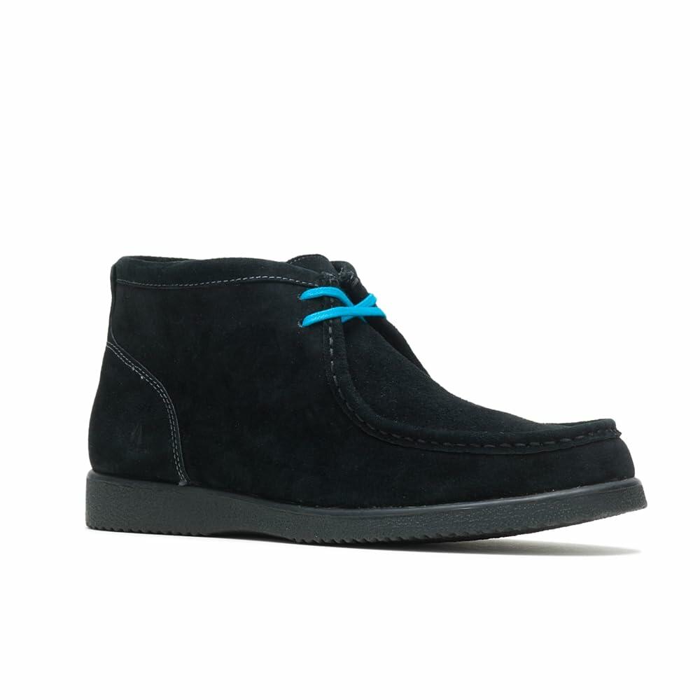 Hush Puppies Men's Bridgeport 2 Chukka Boot, Black Suede, 8