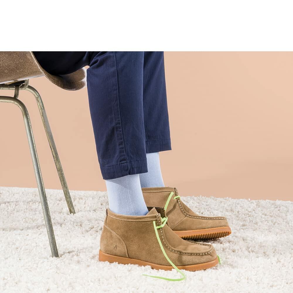 Hush Puppies Men's Bridgeport 2 Chukka Boot, Taupe Suede, 8