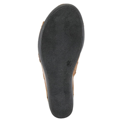 Spring Step Women's Fusawedge Wedge Sandal Camel EU 41 / US 9.5-10